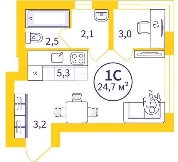 Екатеринбург, ул. Щербакова, 76 (Уктус) - фото квартиры (6)