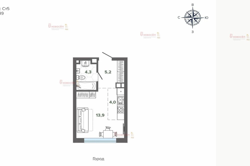 Екатеринбург, ул. Владимира Высоцкого, 7/а (ЖБИ) - фото квартиры (1)