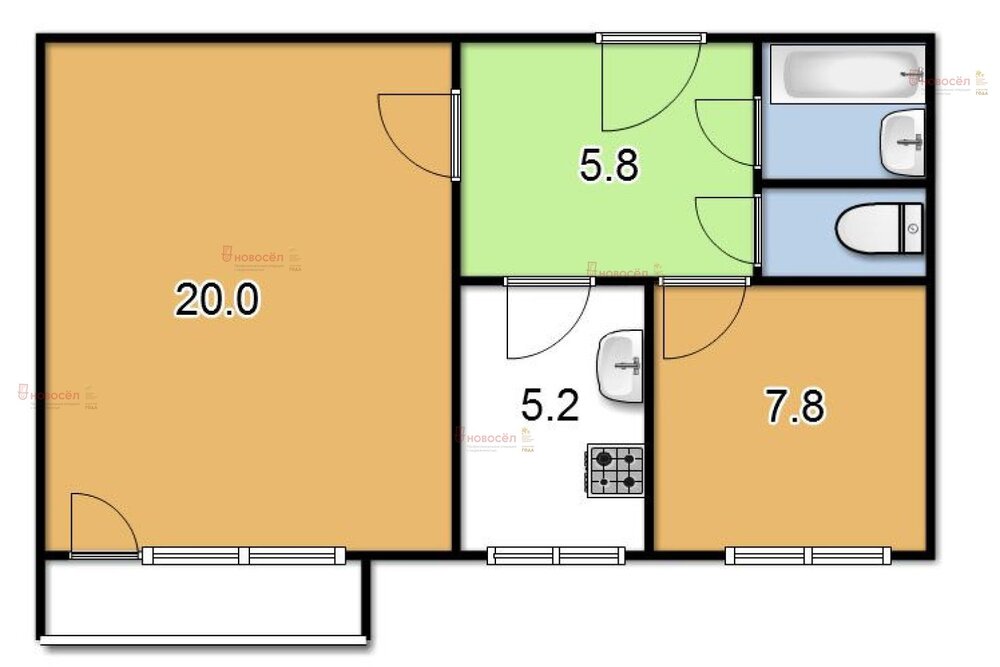 Екатеринбург, ул. Автомагистральная, 11 (Новая Сортировка) - фото квартиры (1)