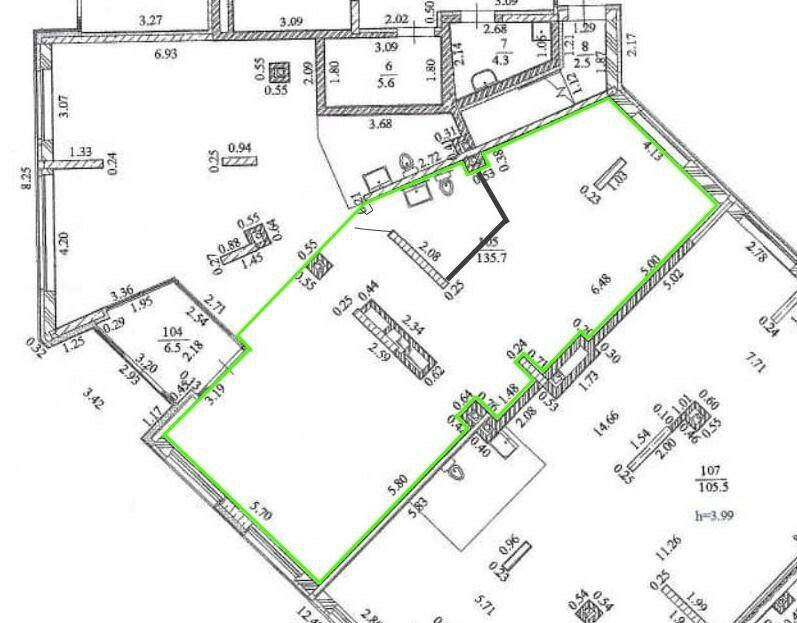 Екатеринбург, ул. Ландау, 36 (Академический) - фото торговой площади (3)