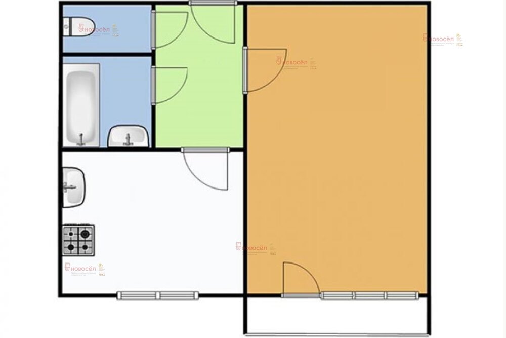 Екатеринбург, ул. Трамвайный, 2/4 (Пионерский) - фото квартиры (1)