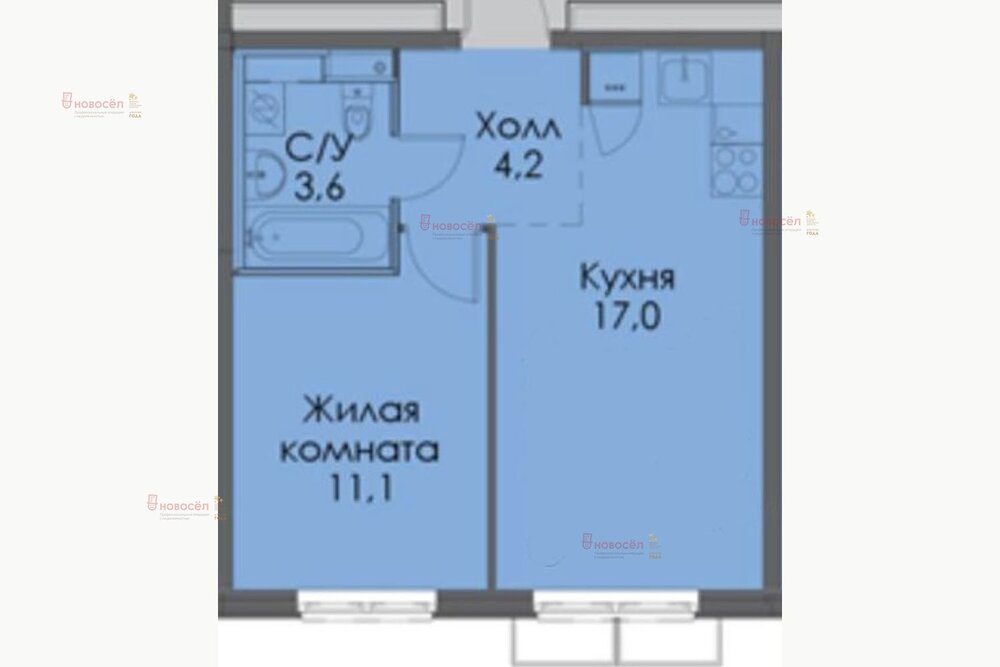 Екатеринбург, ул. Хуторская, 1/4 (Автовокзал) - фото квартиры (1)