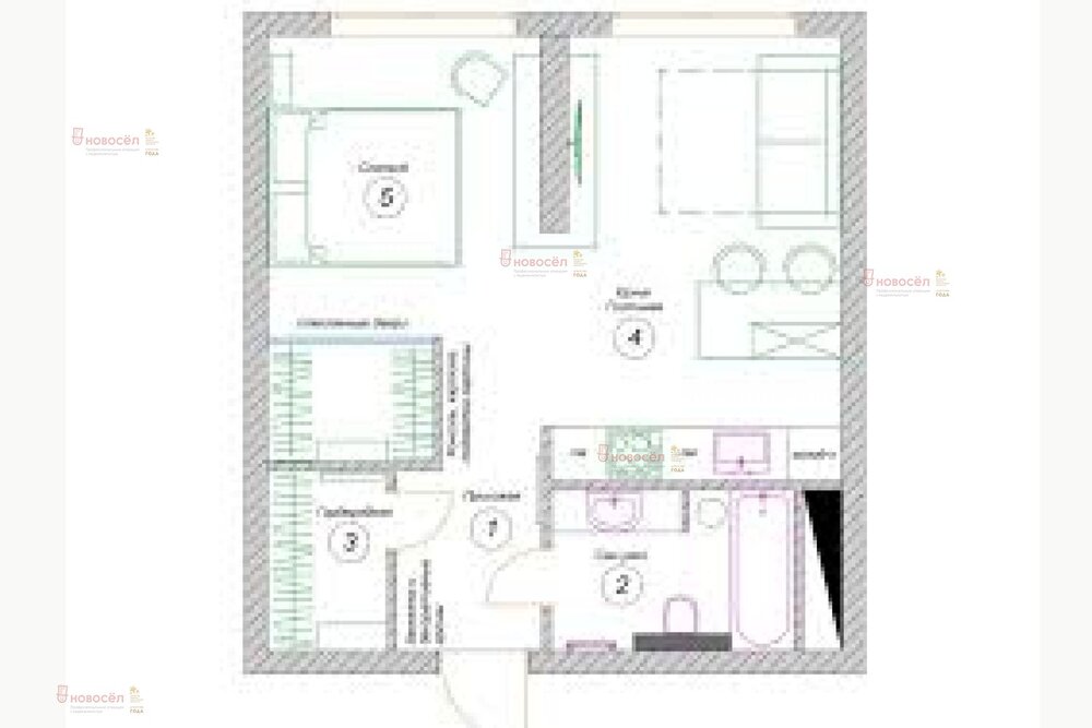 Екатеринбург, ул. Шварца, 14 (Ботанический) - фото квартиры (2)