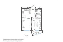 Екатеринбург, ул. Владимира Высоцкого, 7/2, ЖК "Парк Каменные палатки" (Гринвич) (Секция 14) (ЖБИ) - фото квартиры