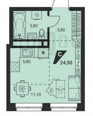 Екатеринбург, ул. Красных командиров, 1в (Эльмаш) - фото квартиры (8)