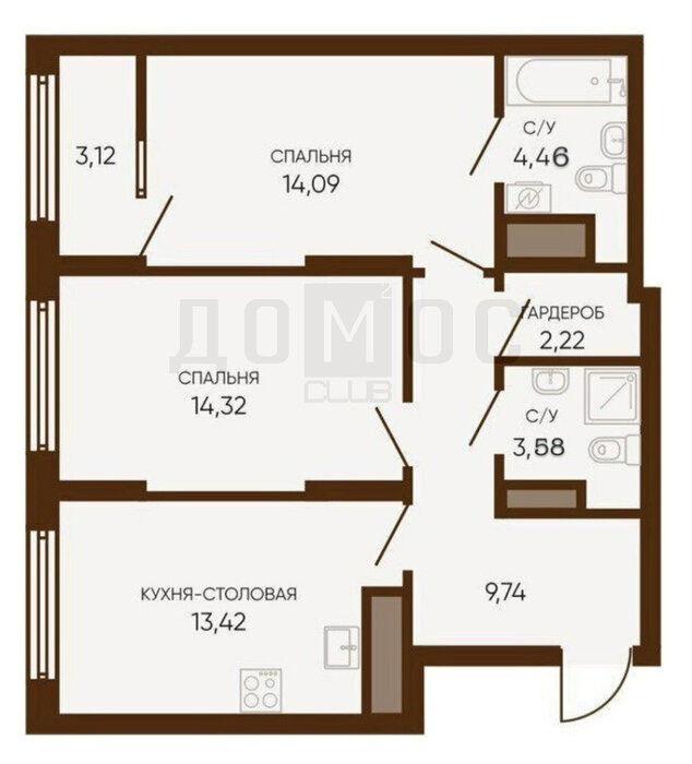 Екатеринбург, ул. Ляпустина, 5 (Вторчермет) - фото квартиры (2)