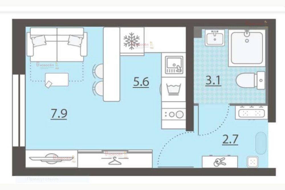 Екатеринбург, ул. Савкова, 23/2 - фото квартиры (1)