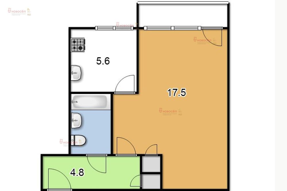 Екатеринбург, ул. Курьинский, 3 (Втузгородок) - фото квартиры (1)