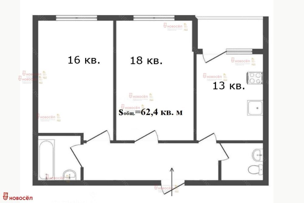 Екатеринбург, ул. Краснолесья, 145 (Академический) - фото квартиры (2)