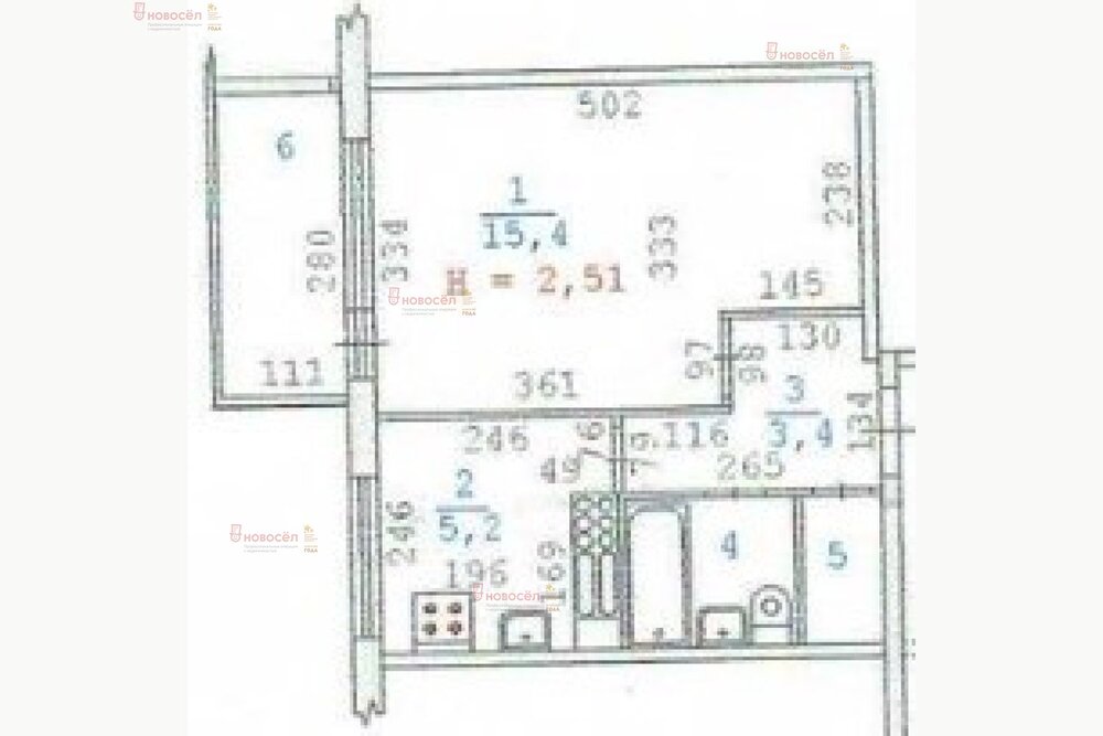 Екатеринбург, ул. Большакова, 17 (Парковый) - фото квартиры (1)