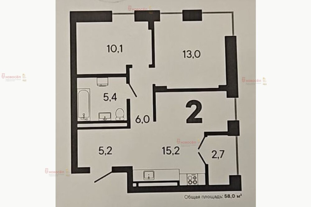 Екатеринбург, ул. Блюхера, 38 (Втузгородок) - фото квартиры (2)