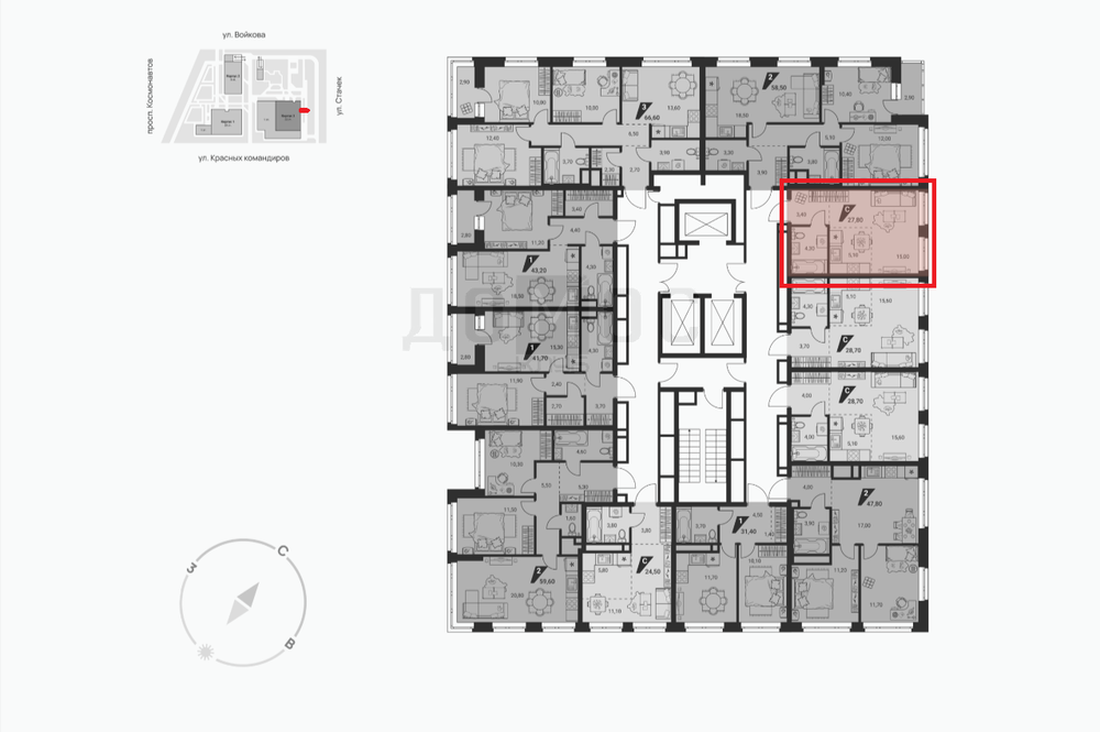 Екатеринбург, ул. Красных Командиров, 3 (Эльмаш) - фото квартиры (7)