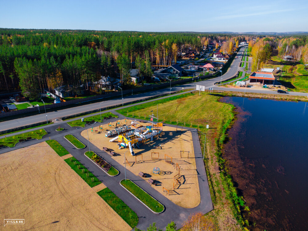 к.п. Заповедник, ул. Жемчужный, 69 (городской округ Сысертский, п. Габиевский) - фото земельного участка (4)