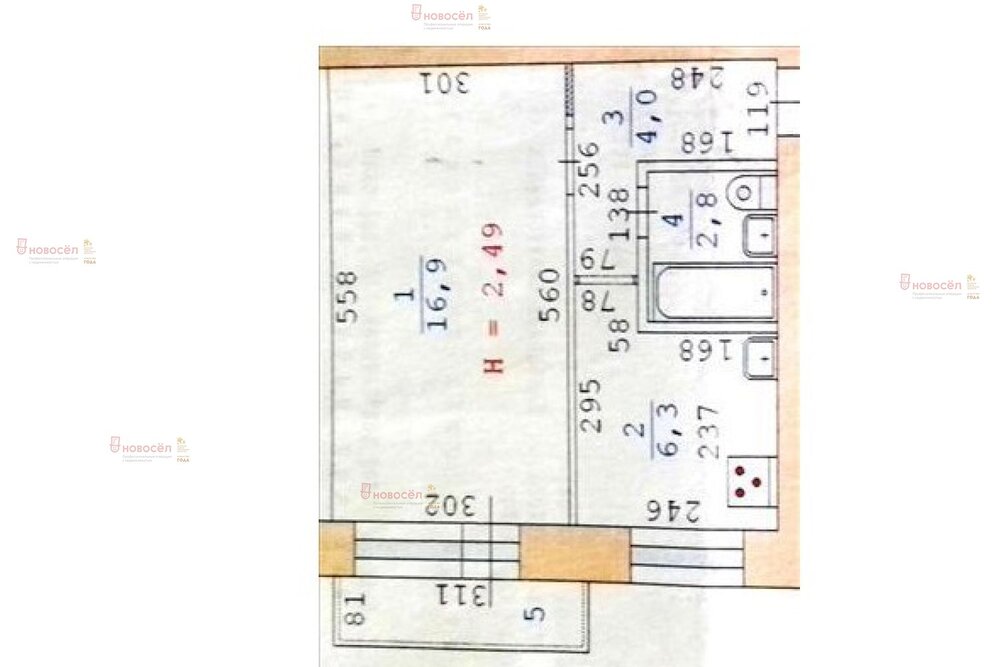 Екатеринбург, ул. Уктусская, 58 (Автовокзал) - фото квартиры (1)
