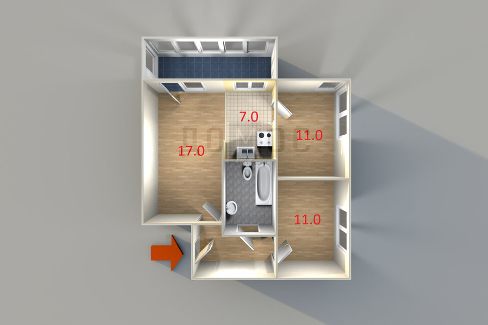 Екатеринбург, ул. Машинная, 31д (Автовокзал) - фото квартиры (1)