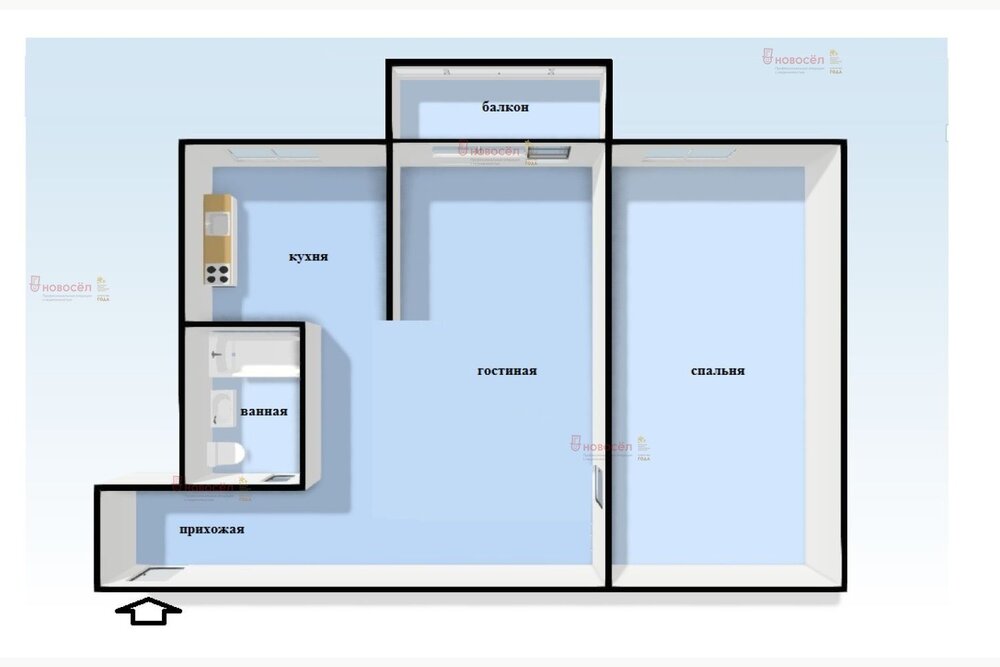 Екатеринбург, ул. Расточная, 45 (Старая Сортировка) - фото квартиры (1)