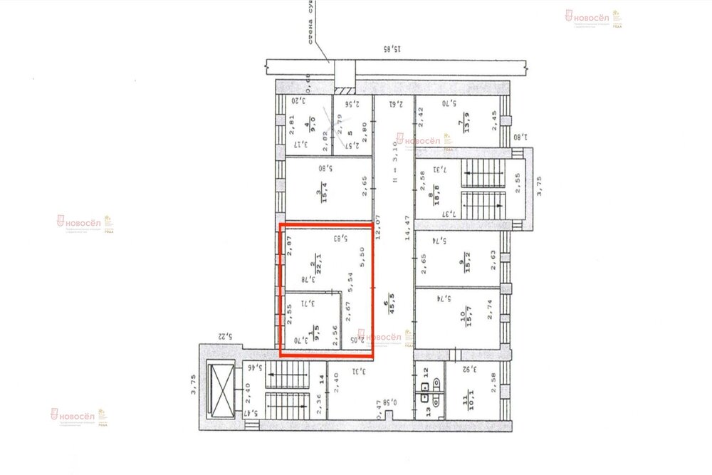 Екатеринбург, ул. Данилы Зверева, 31литS (Пионерский) - фото офисного помещения (1)