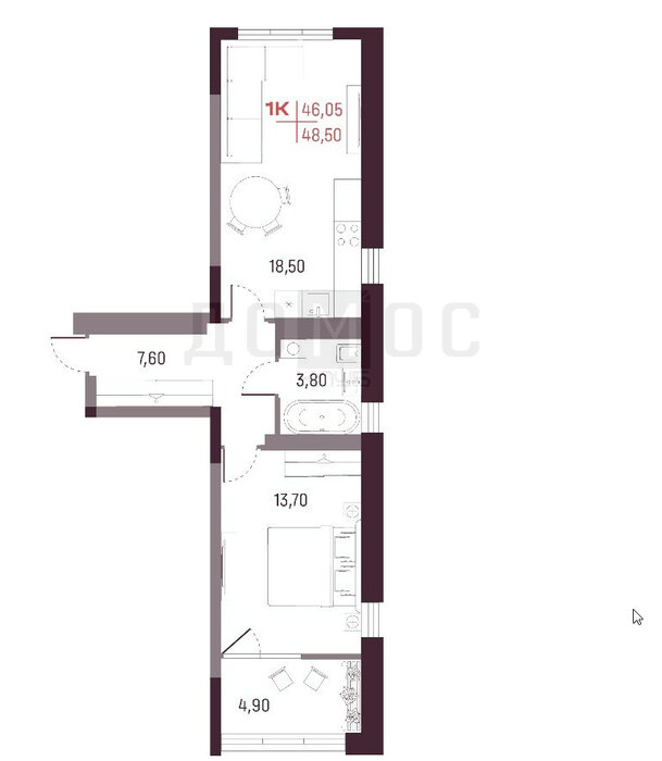 Екатеринбург, ул. Вавилова, 9 (Академический) - фото квартиры (1)
