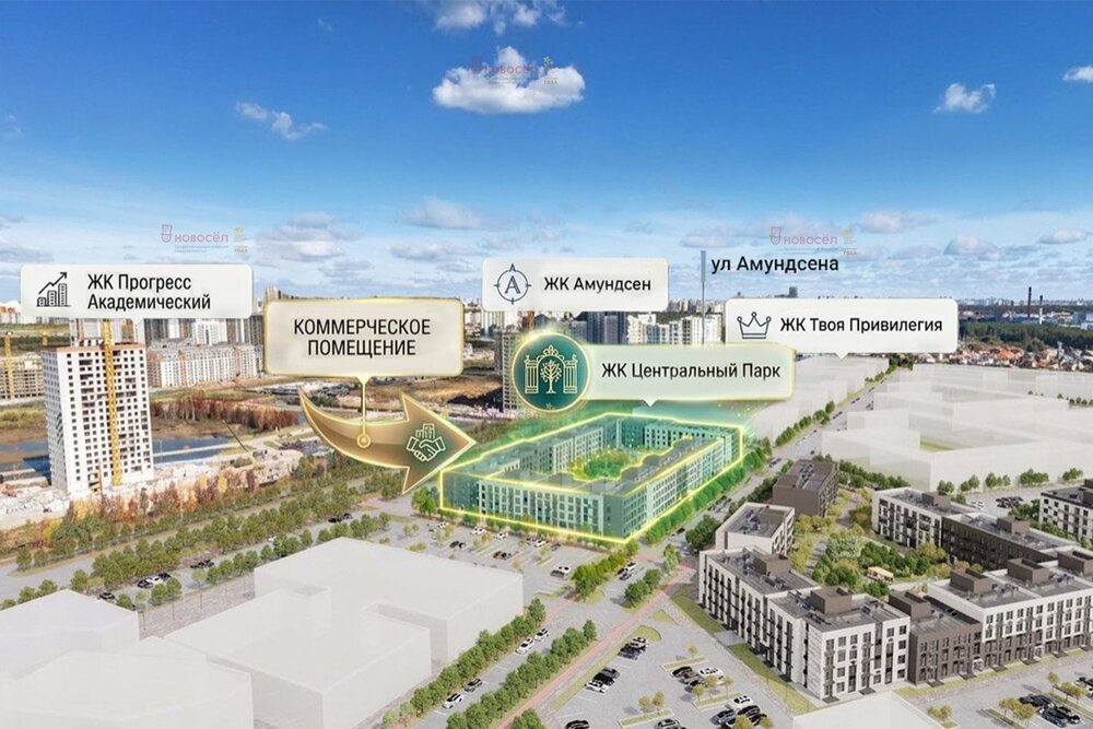 Екатеринбург, ул. Амундсена, 3.1 (Академический) - фото торговой площади (4)