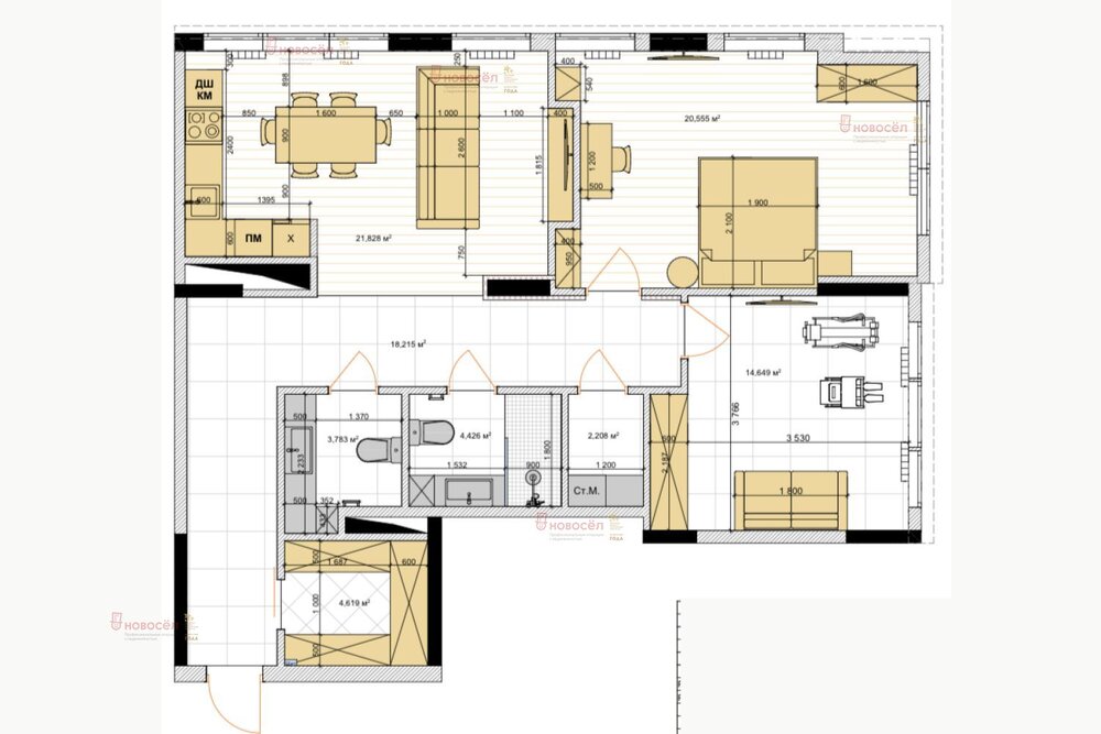 Екатеринбург, ул. Попова, 18/Дом1 (Центр) - фото квартиры (1)