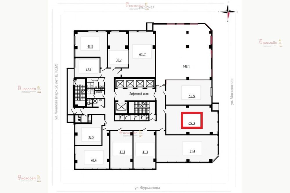 Екатеринбург, ул. Фурманова, 126 (Юго-Западный) - фото офисного помещения (1)