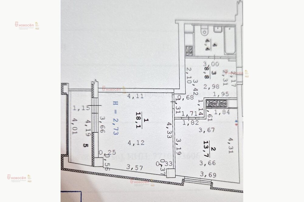 Екатеринбург, ул. микрорайон Светлый, 4 (Уктус) - фото квартиры (2)