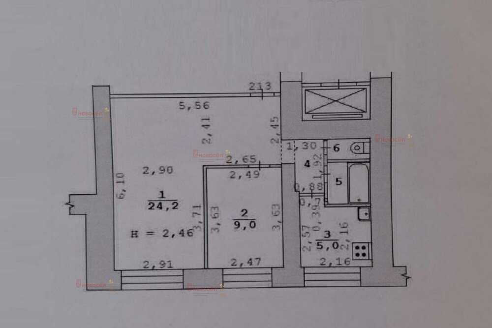Екатеринбург, ул. Пирогова, 4 (ВИЗ) - фото квартиры (1)