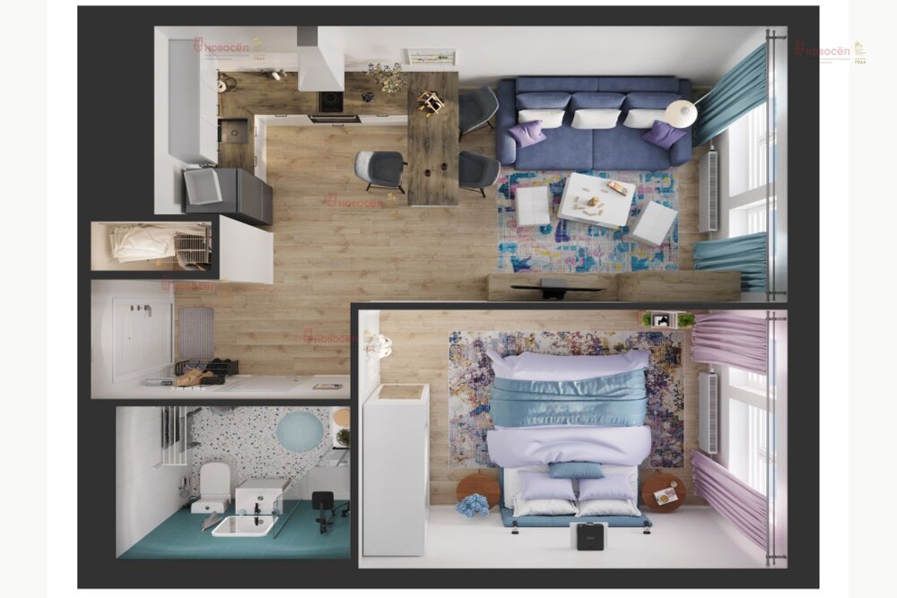 г. Березовский, ул. Мира, 1 (городской округ Березовский) - фото квартиры (1)