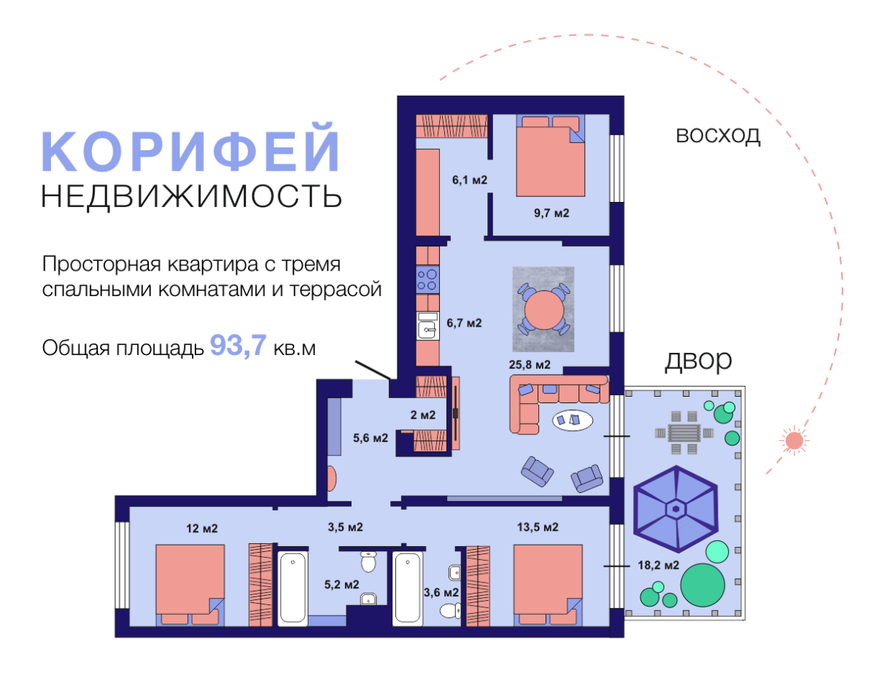Екатеринбург, ул. Ландау, 7б (Академический) - фото квартиры (1)