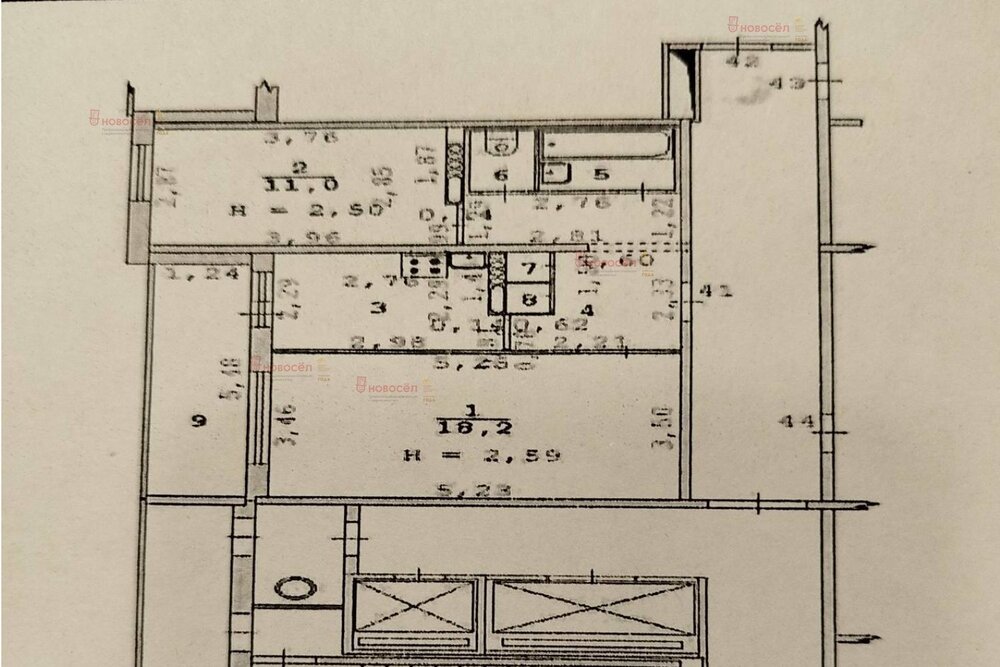 Екатеринбург, ул. Академика Бардина, 2/1 (Юго-Западный) - фото квартиры (1)