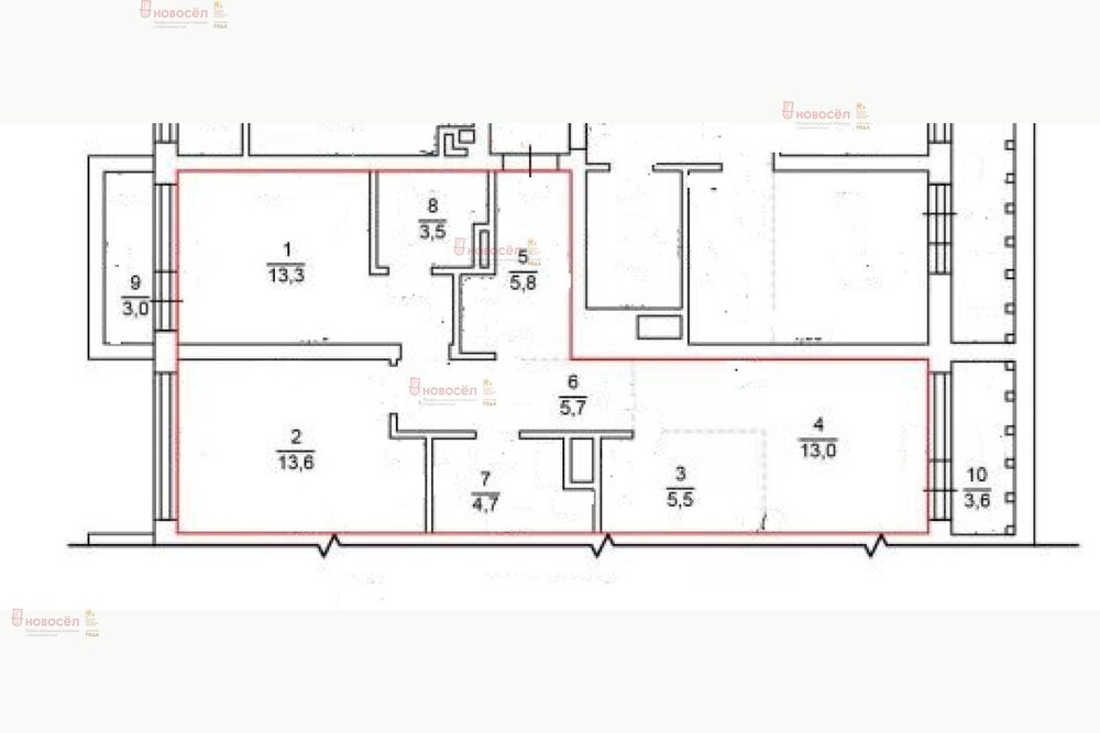 Екатеринбург, ул. Мраморская, 13 (Уктус) - фото квартиры (1)