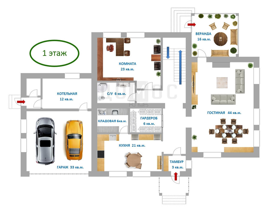 Екатеринбург, ул. Галилея, 12 (ВИЗ) - фото коттеджа (2)