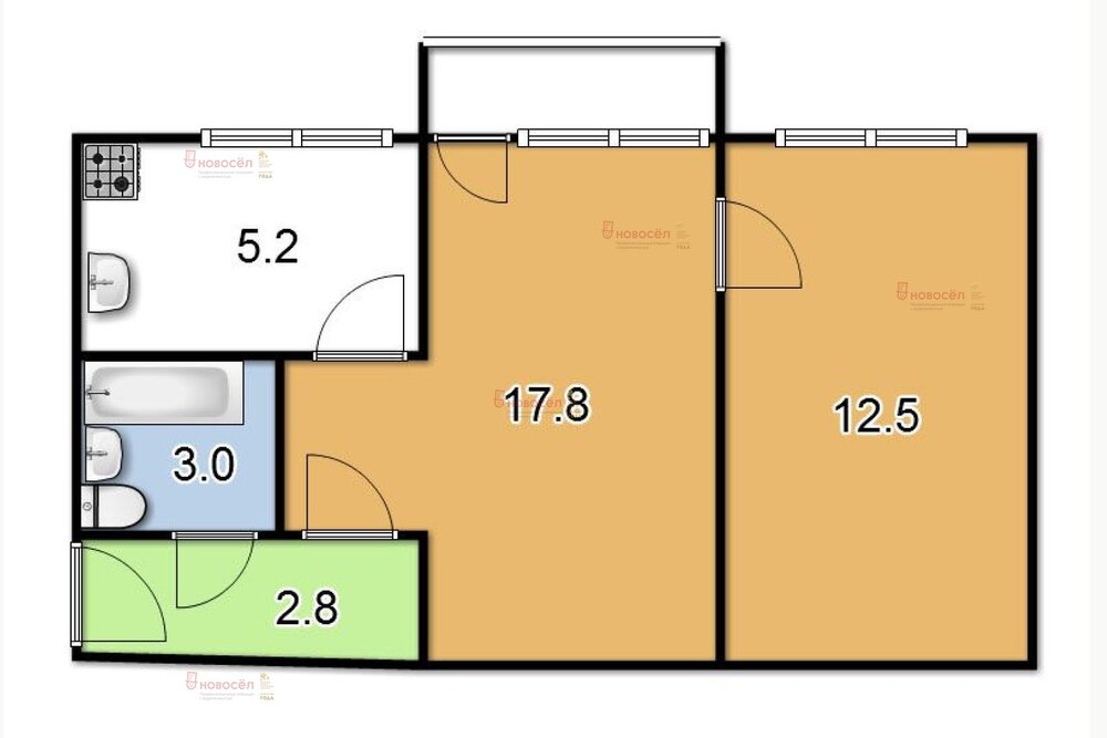 Екатеринбург, ул. Сортировочная, 12 (Старая Сортировка) - фото квартиры (1)