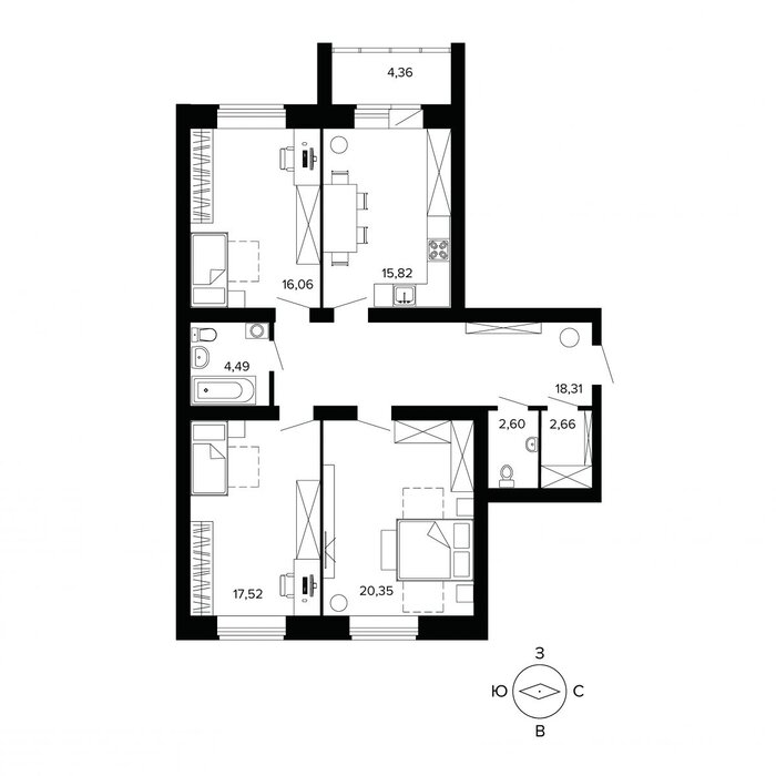 г. Березовский, ул. Победы, 39, ЖК 
