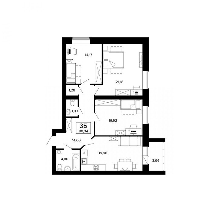 г. Березовский, ул. Старателей, 38, ЖК 