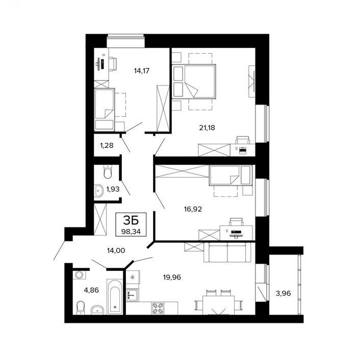 г. Березовский, ул. Старателей, 38, ЖК 