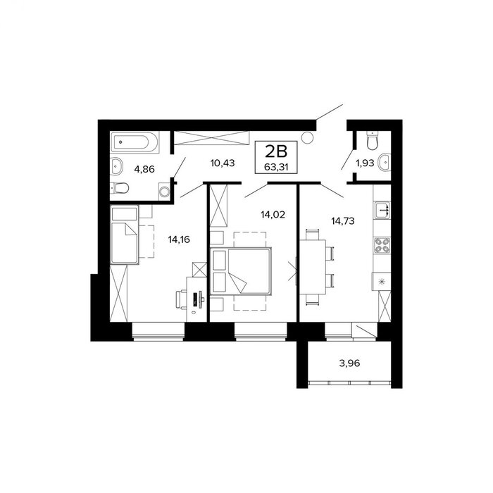 г. Березовский, ул. Старателей, 38, ЖК 