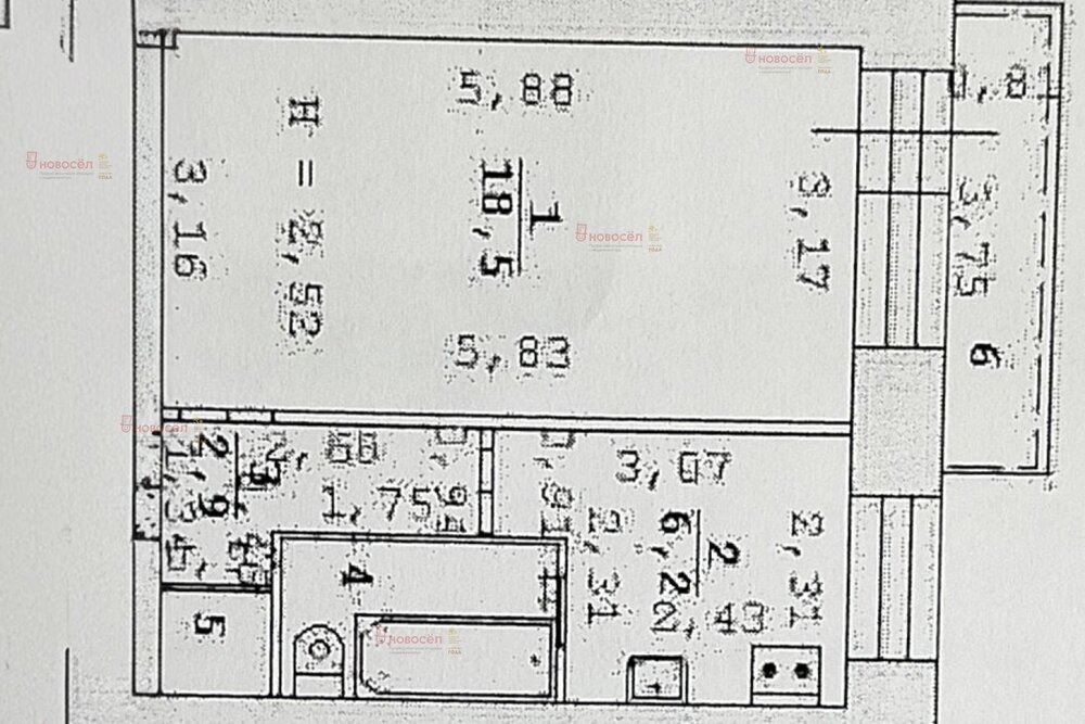 Екатеринбург, ул. Пальмиро Тольятти, 19 (Юго-Западный) - фото квартиры (2)