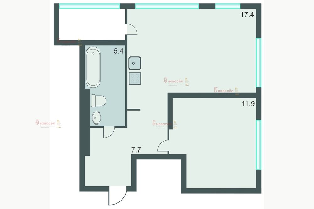 Екатеринбург, ул. Репина, 109 (ВИЗ) - фото квартиры (2)