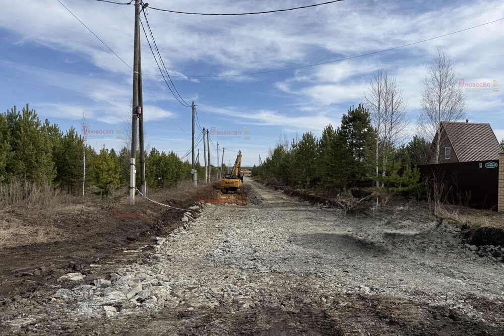 п. Бобровский, ул. Некрасова, 3 (городской округ Сысертский) - фото земельного участка (5)