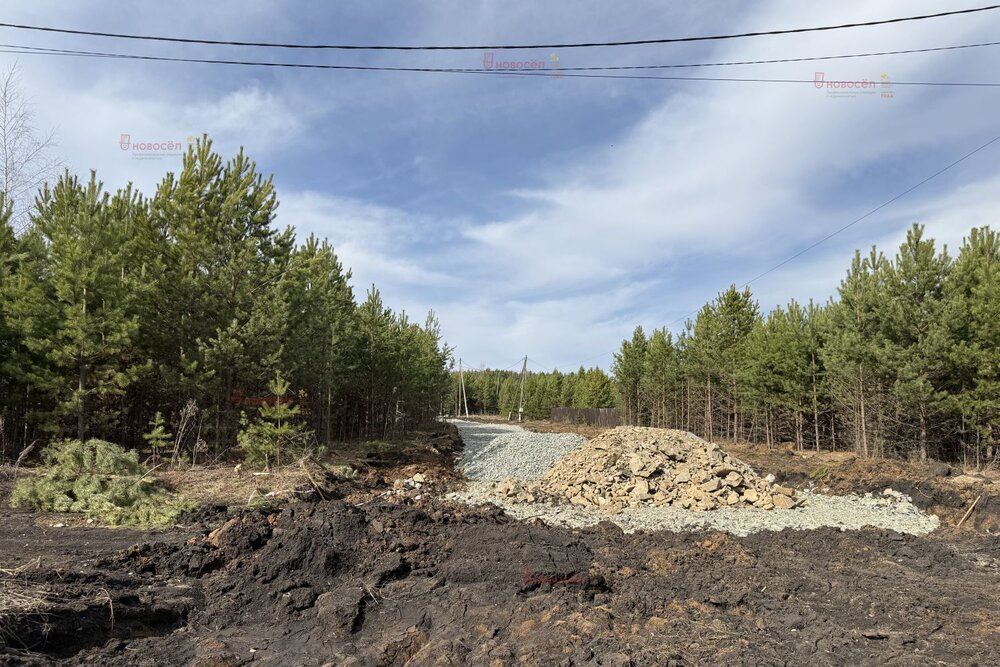 п. Бобровский, ул. Некрасова, 3 (городской округ Сысертский) - фото земельного участка (6)