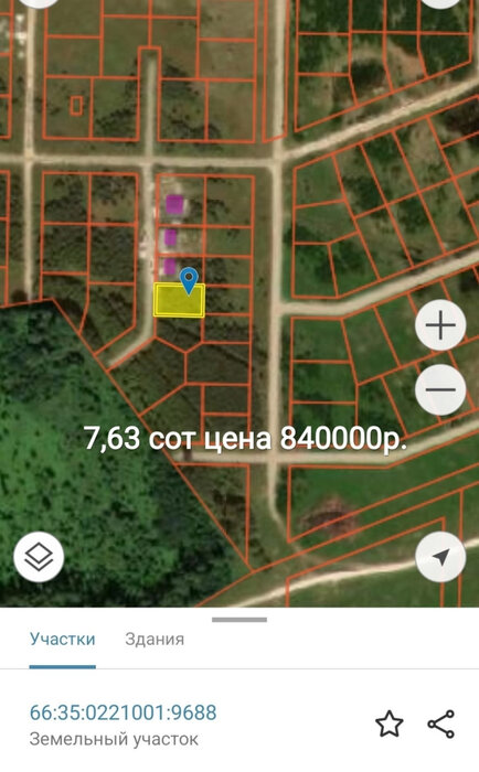 п. Сарапулка, ул. Клюквенный (городской округ Березовский) - фото земельного участка (1)