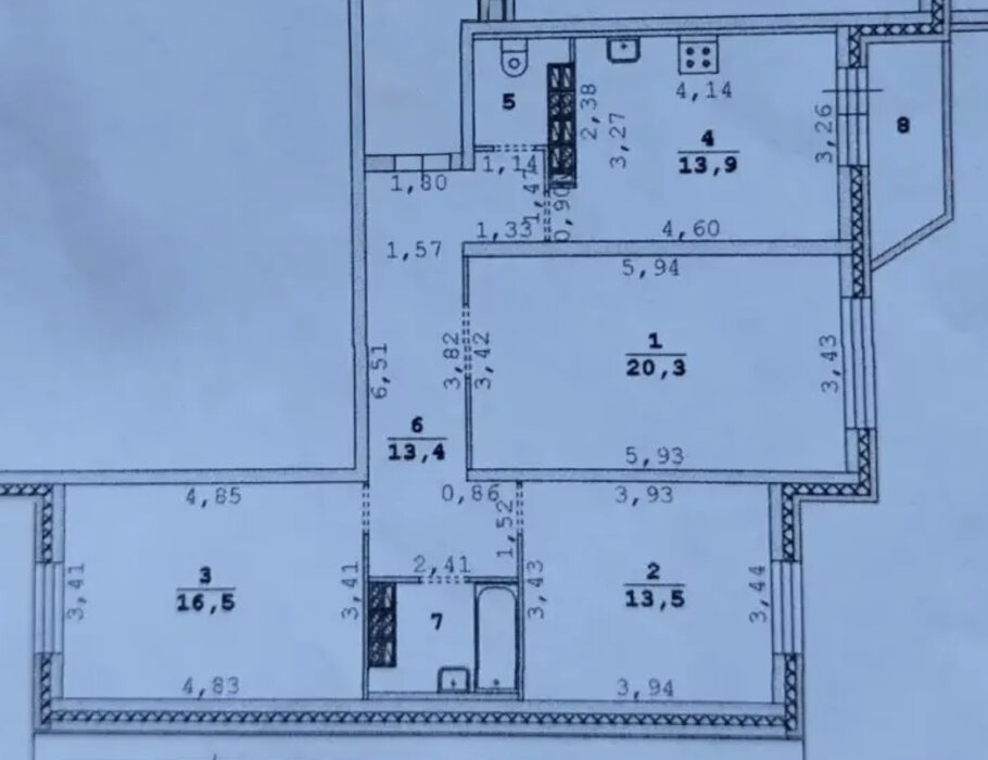Екатеринбург, ул. Волчанский, 2а (Лечебный) - фото квартиры (2)