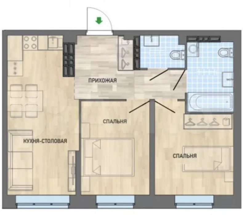 Екатеринбург, ул. Дорожная, 12 (Вторчермет) - фото квартиры (2)