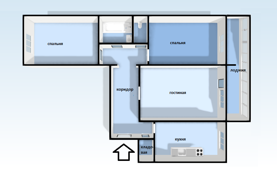 Екатеринбург, ул. 40-летия Октября, 86 (Уралмаш) - фото квартиры (2)