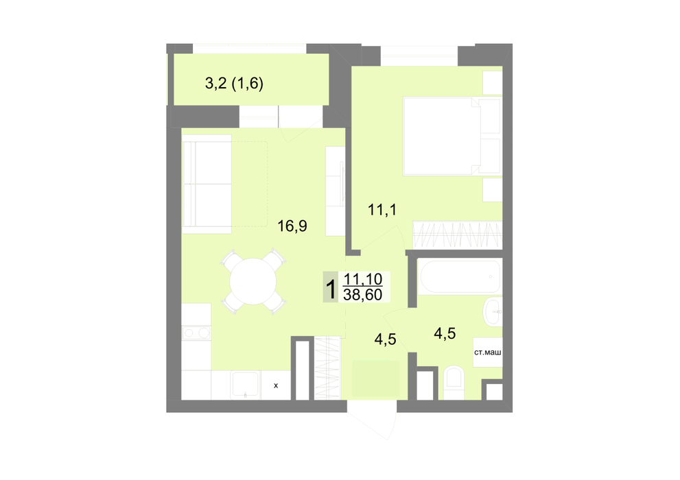 Екатеринбург, ул. Металлургов/Лоцмановых, стр. С3, ЖК 