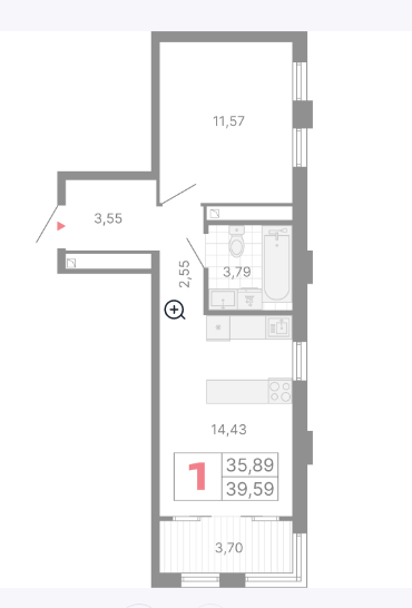 Екатеринбург, ул. Куйбышева, 106 (Шарташский рынок) - фото квартиры (1)