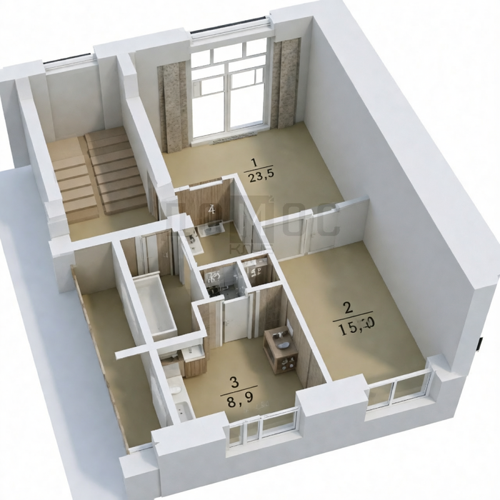 Екатеринбург, ул. Вайнера, 1 (Центр) - фото квартиры (4)