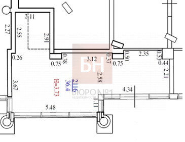 Екатеринбург, ул. Сакко и Ванцетти, 74 - фото торговой площади (2)