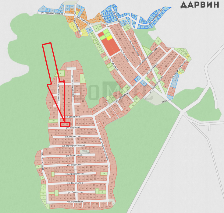 п. Рассоха, ул. Научная, 8 (городской округ Белоярский) - фото земельного участка (3)